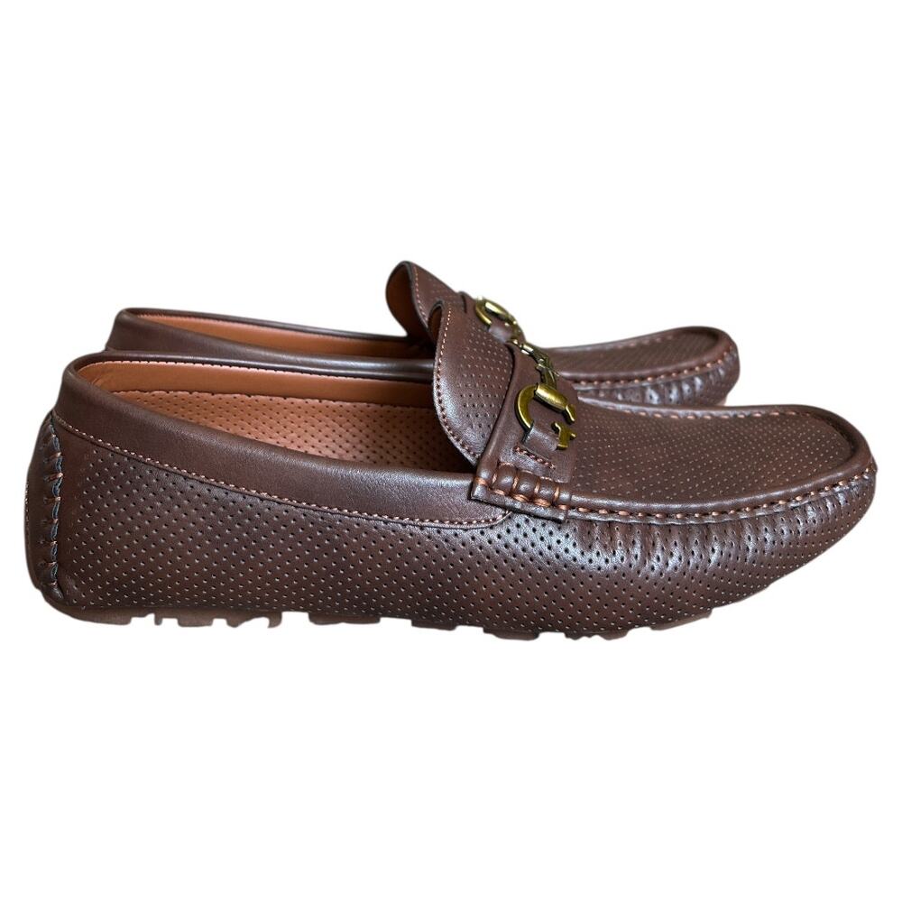 Guess Brown Loafers, US7.5M - Picture 5 of 9